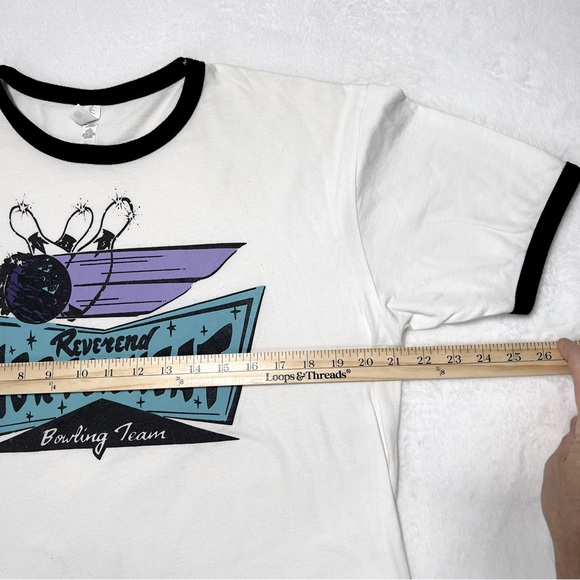 Reverend Horton Heat Tee Shirt Men’s L Ringer Style From Their Tour - Picture 6 of 10